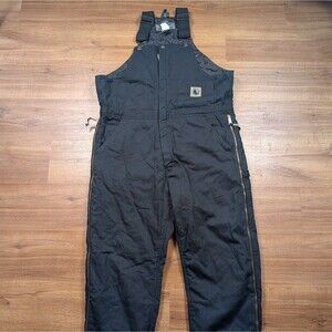 Berne Insulated Bib Overalls Mens Blue 2XL Outdoors Mechanic Workwear
